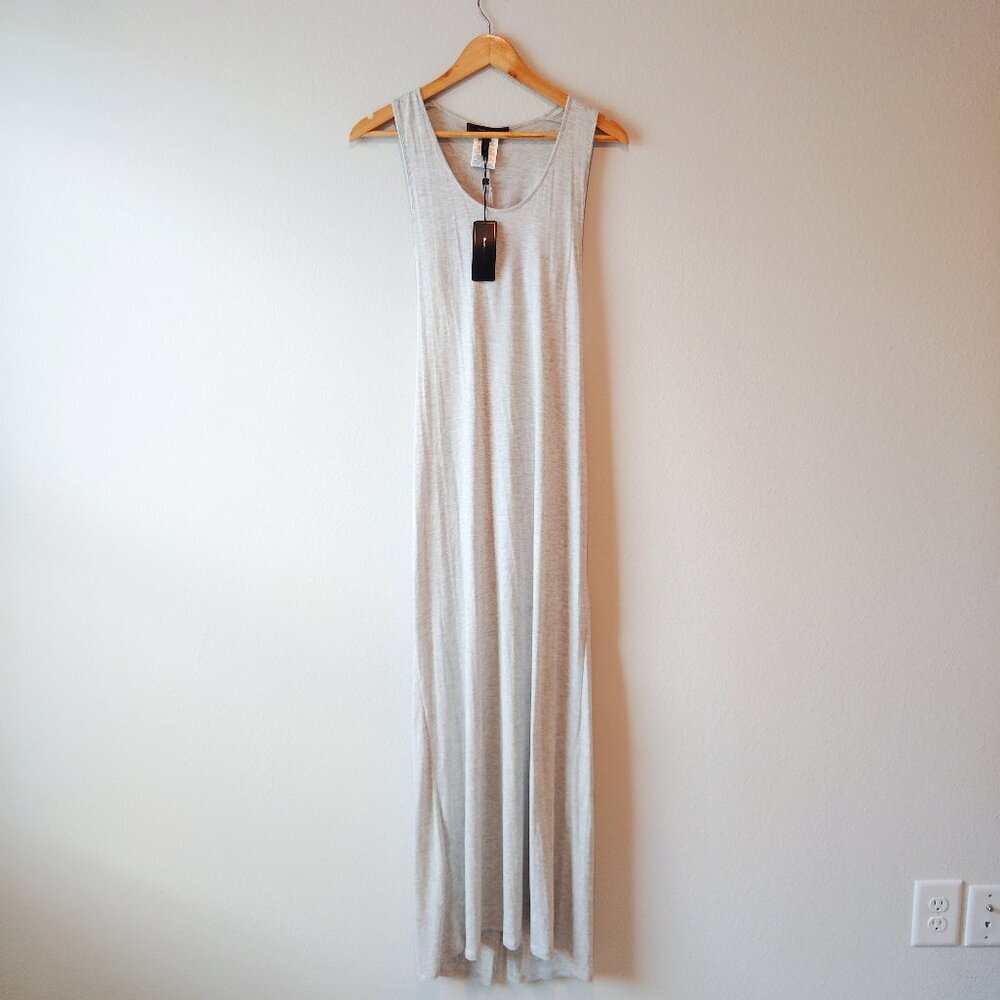 BCBGMaxAzria Gray Maxi Dress
